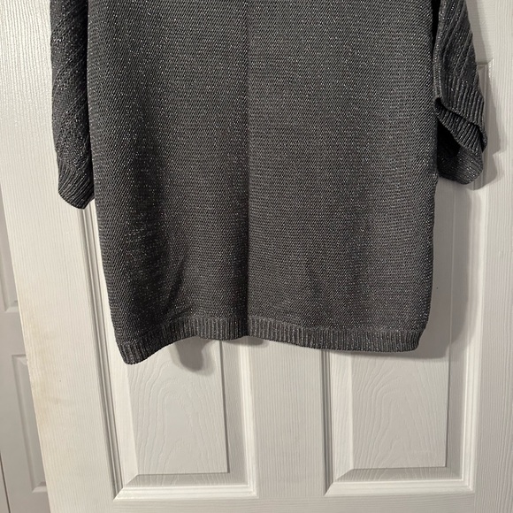 New York and Company Metallic Crocheted Sweater - Picture 10 of 14